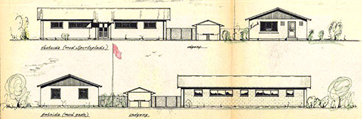 klubhus tegning 1959